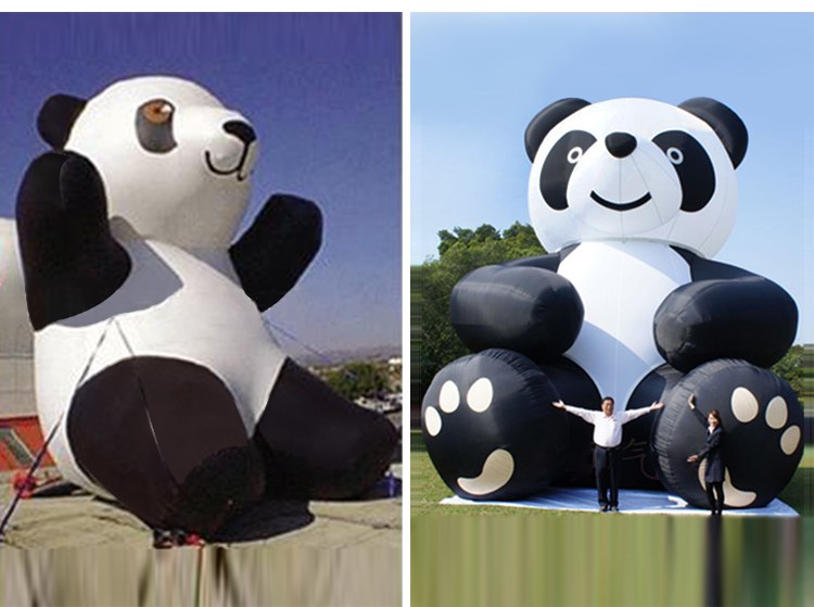 大茂镇充气熊猫展示